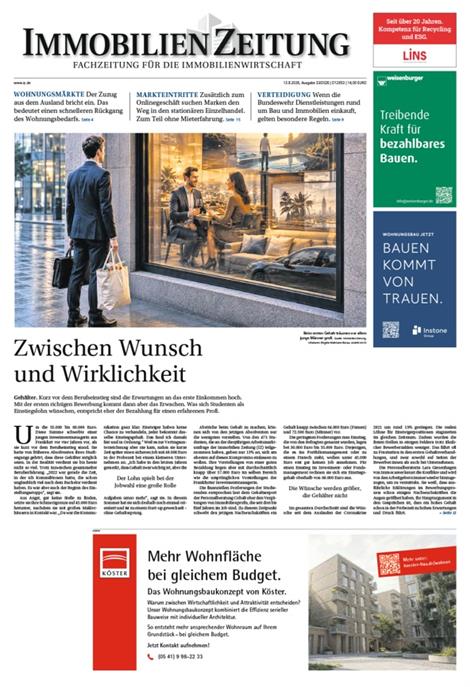 Immobilien-Zeitung-Abo