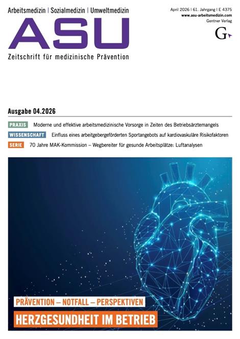 Arbeitsmedizin-Sozialmedizin-Umweltmedizin-ASU-Abo