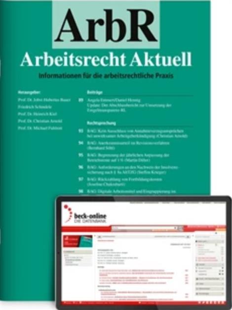 Arbeitsrecht-aktuell-ArbR-Abo