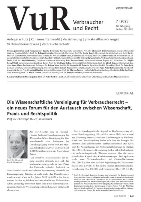 Verbraucher-und-Recht-VuR-Abo