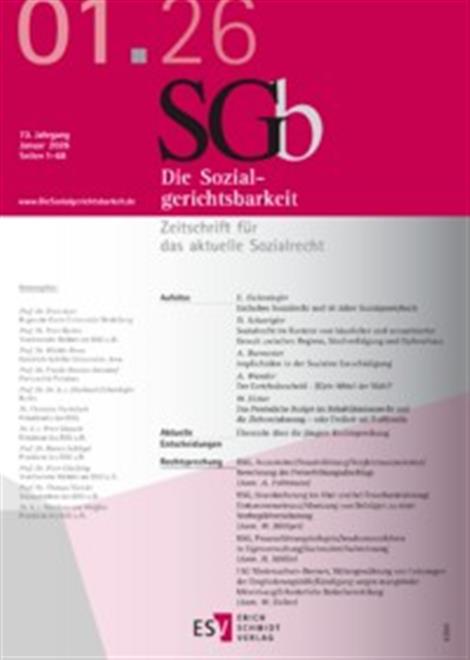 Sozialgerichtsbarkeit-SGb-Abo