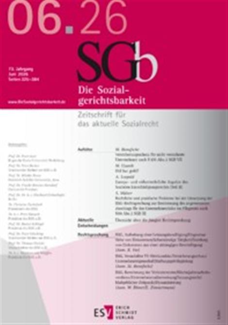 Sozialgerichtsbarkeit-SGb-Abo