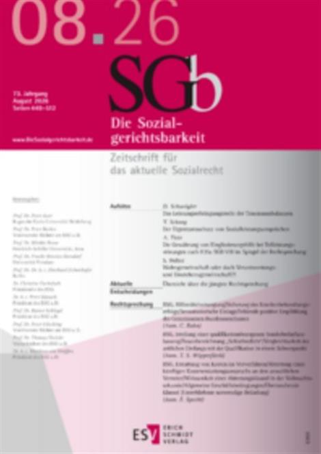 Sozialgerichtsbarkeit-SGb-Abo