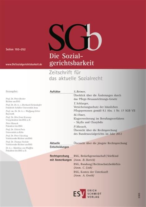 Sozialgerichtsbarkeit-SGb-Abo