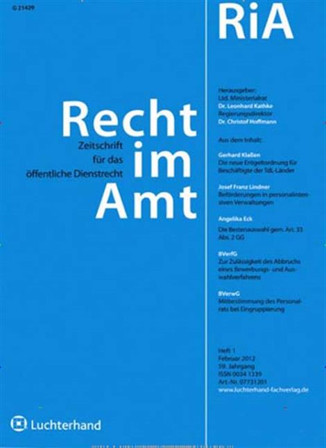 Recht-im-Amt-RIA-Abo