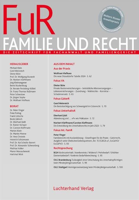 Familie-und-Recht-FuR-Abo