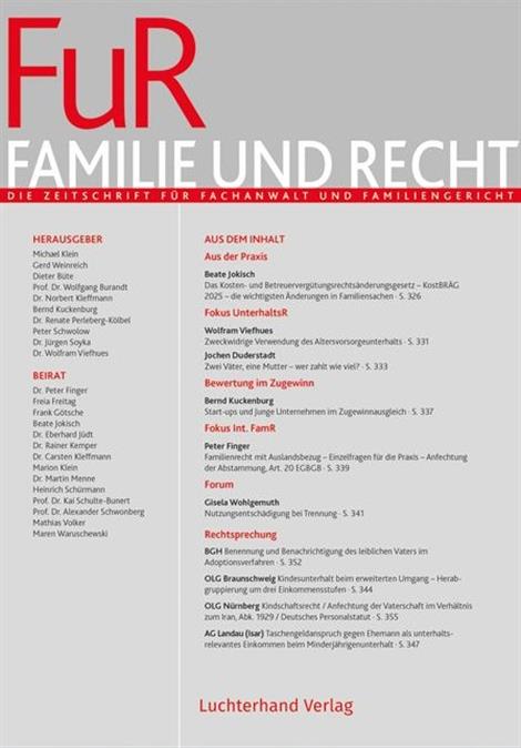 Familie-und-Recht-FuR-Abo