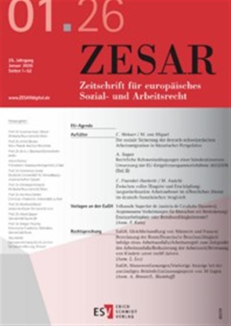 Zesar-Zeitschrift-fuer-europaeisches-Sozial-und-Arbeitsrecht-Abo