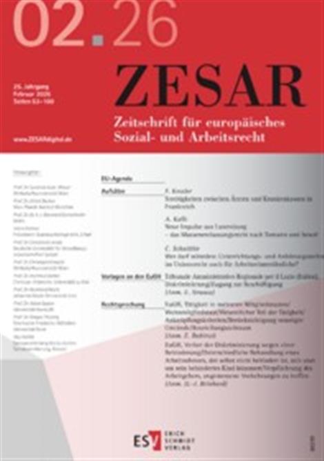 Zesar-Zeitschrift-fuer-europaeisches-Sozial-und-Arbeitsrecht-Abo