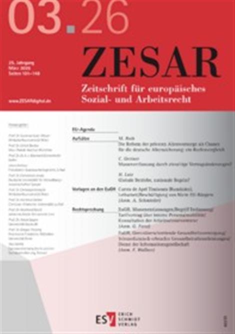 Zesar-Zeitschrift-fuer-europaeisches-Sozial-und-Arbeitsrecht-Abo