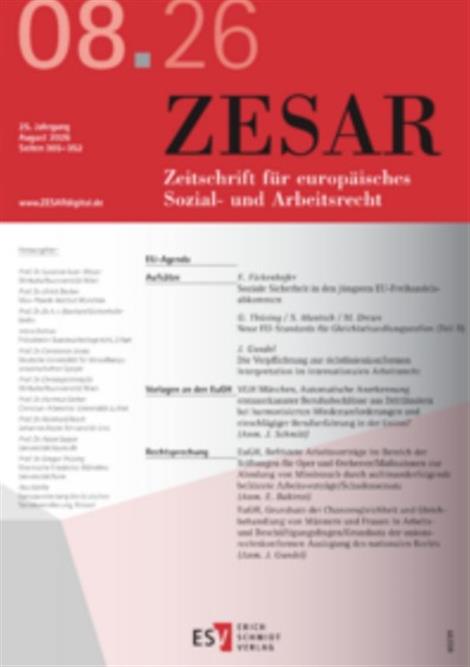 Zesar-Zeitschrift-fuer-europaeisches-Sozial-und-Arbeitsrecht-Abo