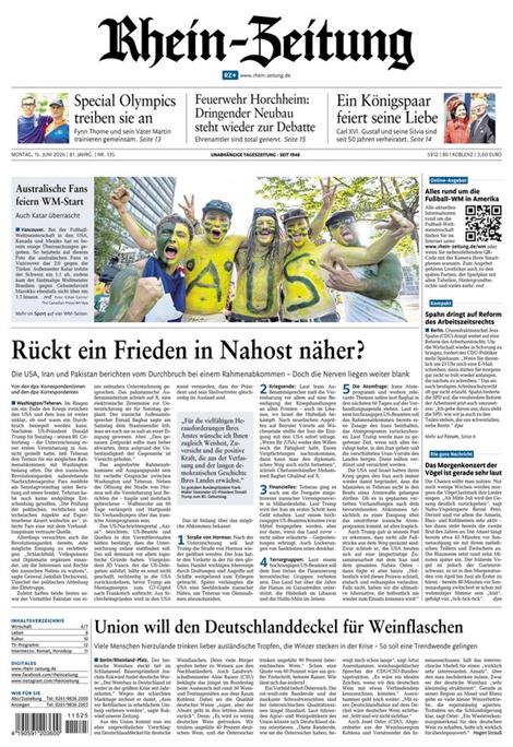 Rhein-Zeitung-Abo