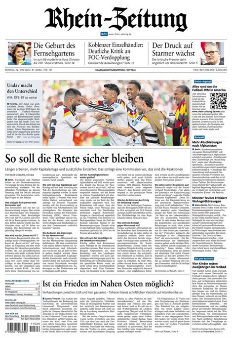 Rhein-Zeitung-Abo