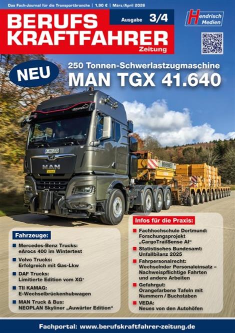Berufskraftfahrer-Zeitung-Abo