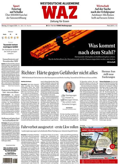 Westdeutsche-Allgemeine-WAZ-Abo