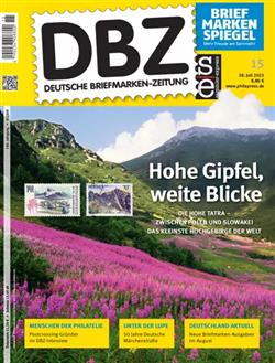 DBZ-Briefmarkenzeitung-Abo Cover