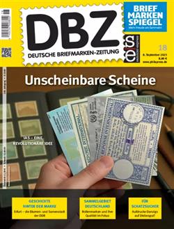 DBZ-Briefmarkenzeitung-Abo Cover