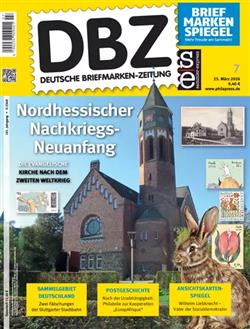 DBZ-Briefmarkenzeitung-Abo Cover
