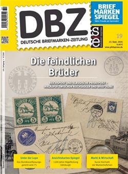 DBZ-Briefmarkenzeitung-Abo Cover