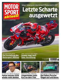 Motorsport-Aktuell-Abo Cover
