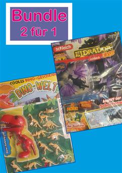 Bundle-Dino-Welt-und-Schleich-Eldrador-2-fuer-1-Abo Cover