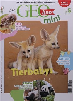 Geolino-Mini-Tierbabys-2025-Abo Cover