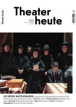 Theater-Heute-Abo Cover