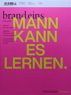 Brand-eins-Abo Cover