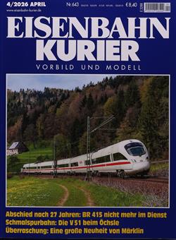 Eisenbahn-Kurier-Abo Cover