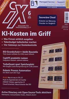 IX-Magazin-Abo Cover