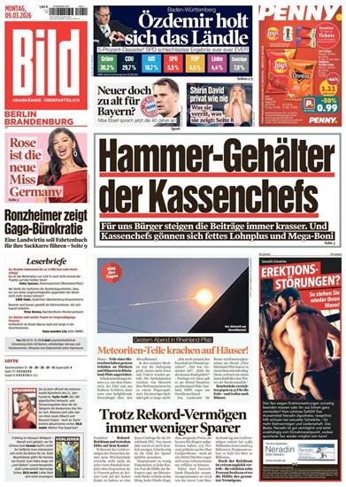 Bild Berlin Brandenburg Ausgabe 2026011