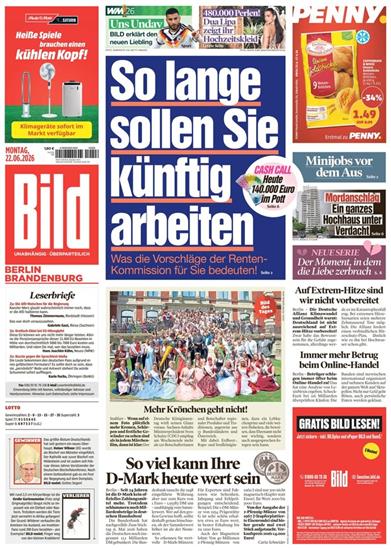 Bild Berlin Brandenburg Ausgabe 2026026