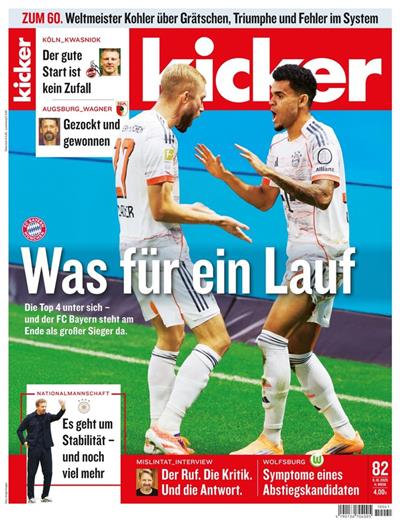 Kicker Ausgabe 2025082