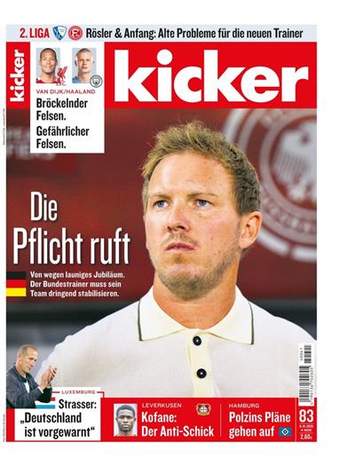 Kicker Ausgabe 2025083