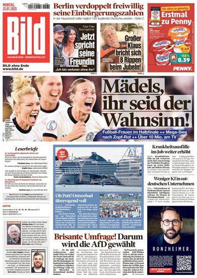 BILD Ausgabe 2025030