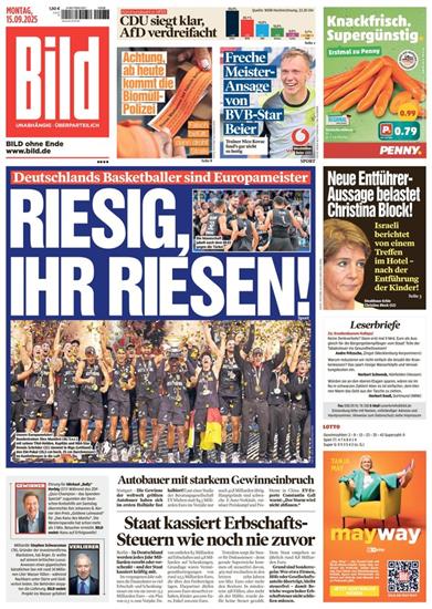 BILD Ausgabe 2025038