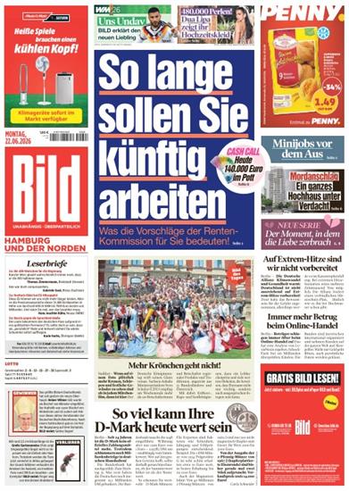 Bild Hamburg Ausgabe 2026026