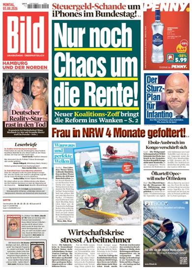 Bild Hamburg Ausgabe 2026032