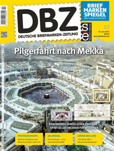 DBZ Briefmarkenzeitung Ausgabe 2025013