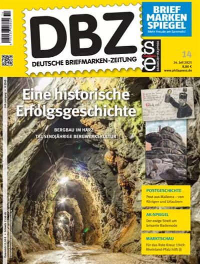 DBZ Briefmarkenzeitung Ausgabe 2025014