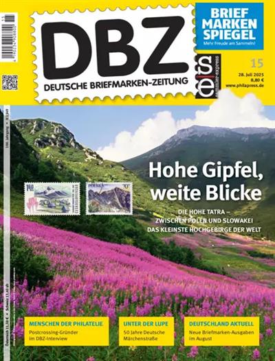 DBZ Briefmarkenzeitung Ausgabe 2025015