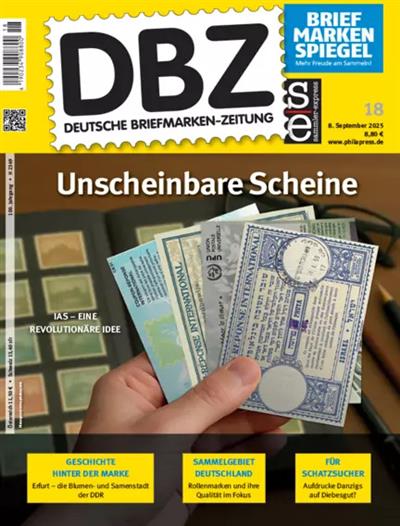 DBZ Briefmarkenzeitung Ausgabe 2025018