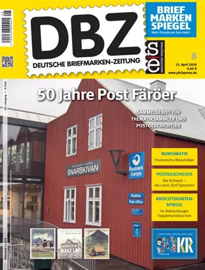 DBZ Briefmarkenzeitung Ausgabe 2026008