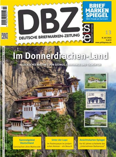 DBZ Briefmarkenzeitung Ausgabe 2026013