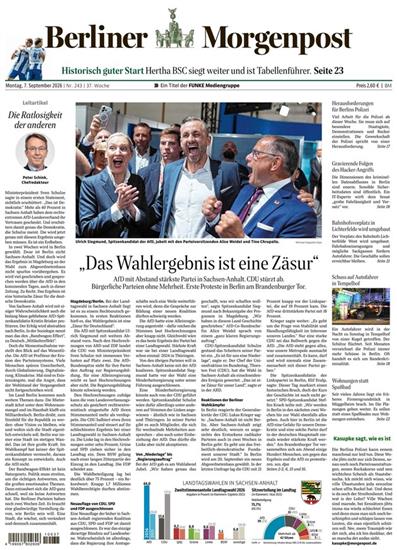 Berliner Morgenpost Ausgabe 2026037