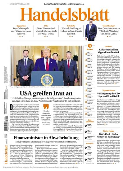 Handelsblatt Print & Digital Ausgabe 2025026