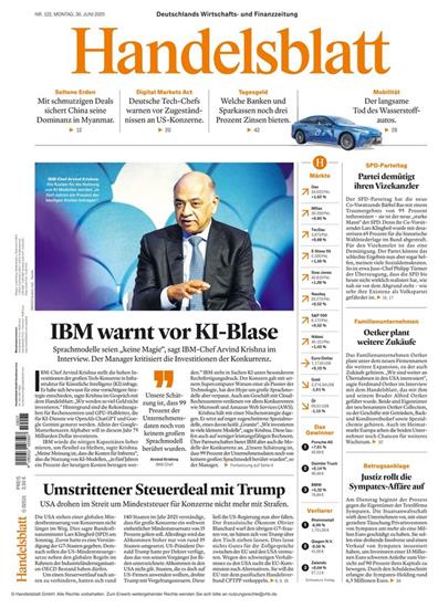 Handelsblatt Print & Digital Ausgabe 2025027