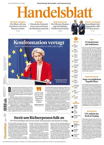 Handelsblatt Print & Digital Ausgabe 2025029