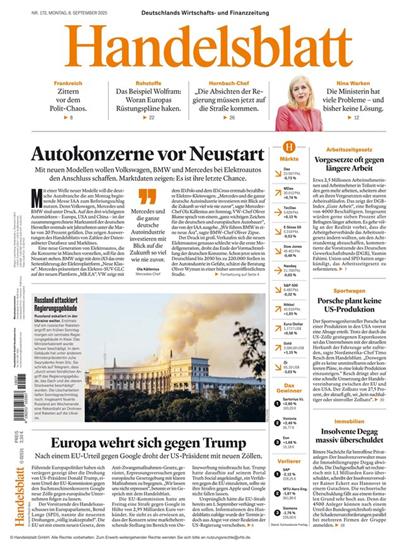 Handelsblatt Print & Digital Ausgabe 2025037