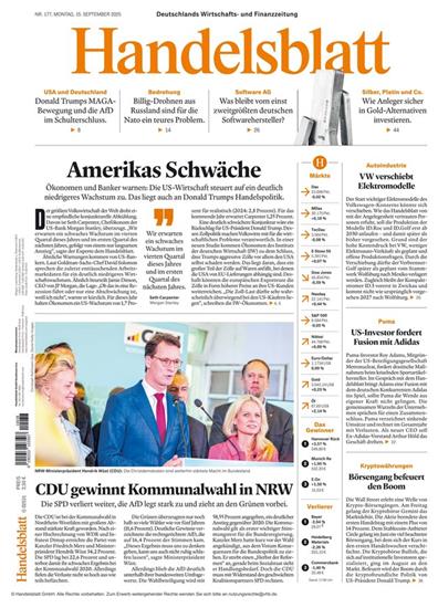 Handelsblatt Print & Digital Ausgabe 2025038